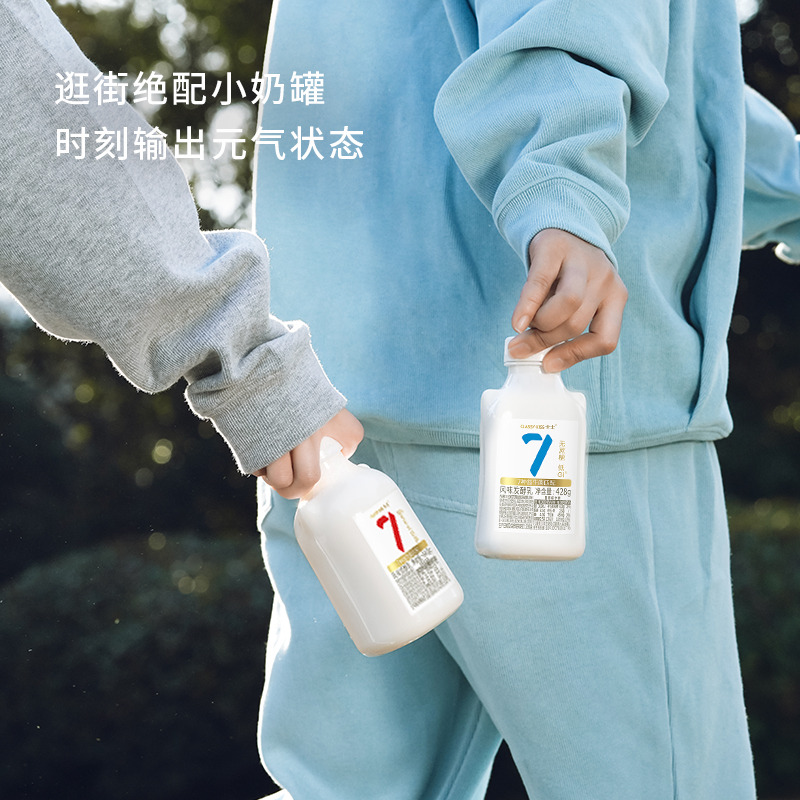 13282288.卡士007益生菌小奶罐原味/无蔗糖味6瓶