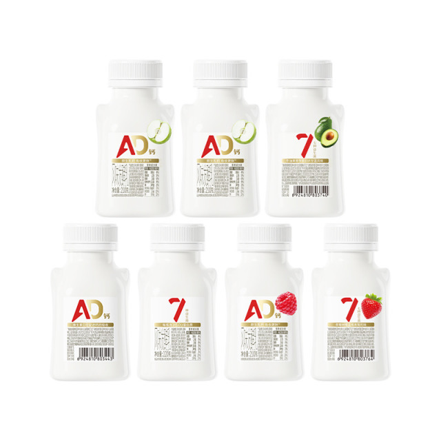 13286101.卡士007益生菌AD钙酸奶全家福口味7瓶装