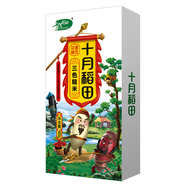 12627587.十月稻田谷物食客五色糙米混合杂粮500g