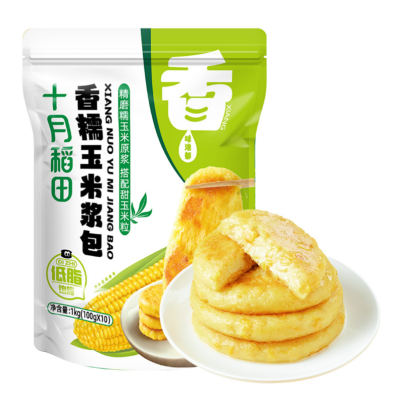 12721588.十月稻田 香糯玉米浆包 1kg（100g*10小包）
