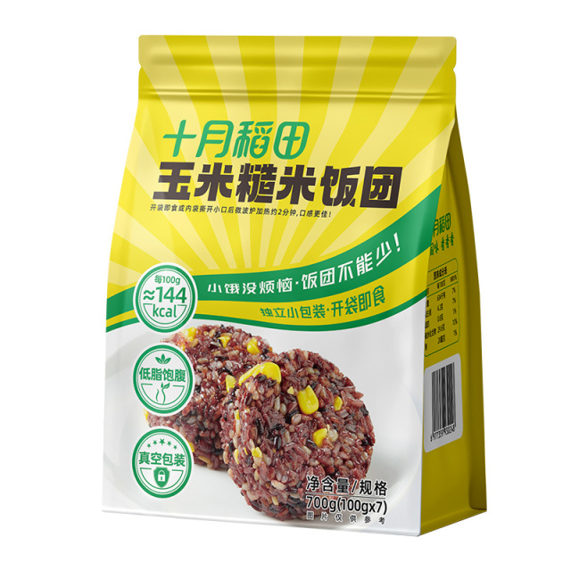 12722213.十月稻田玉米糙米饭团700g（100g*7个）