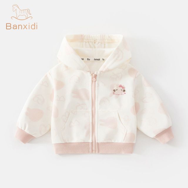 13165304.班喜迪女童外套秋装新款儿童洋气卫衣开衫宝宝公主衣服春秋季婴儿童装