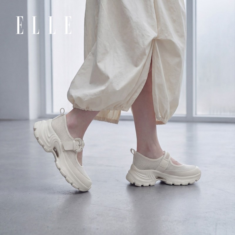 13505904.ELLE女鞋反叛甜心2026夏季新款运动凉鞋女外穿玛丽珍鞋精致不累脚