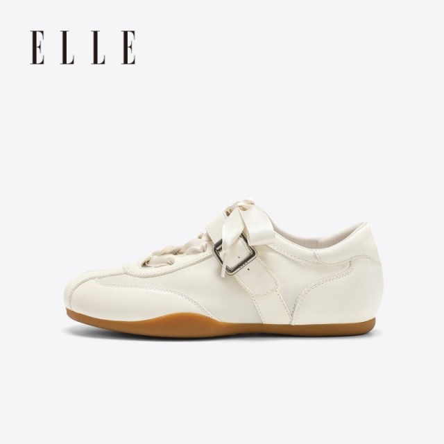 13505895.ELLE女鞋换个心情内增高德训鞋女2026夏季新款芭蕾舞鞋玛丽珍