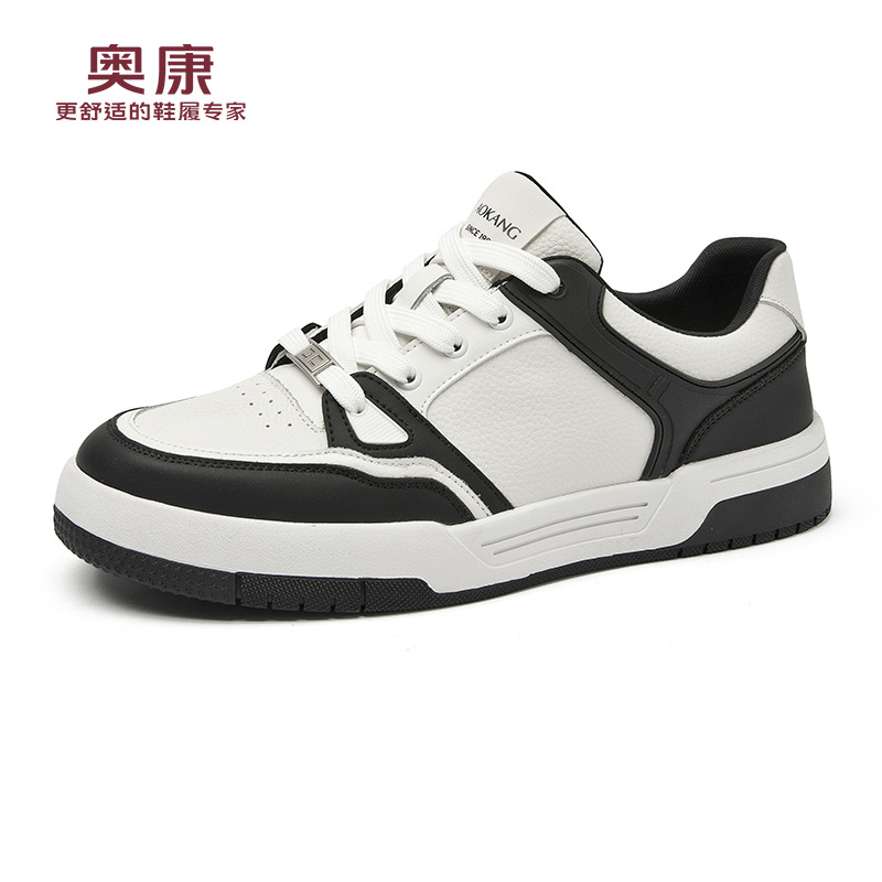 11414696.奥康时尚板鞋男鞋2025春季新款男士鞋子春秋款休闲鞋小白鞋运动鞋