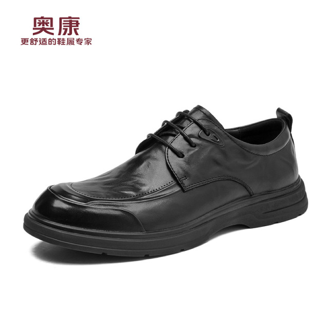12454498.奥康男鞋秋季新款真皮舒适德比鞋百搭上班通勤男士商务正装皮鞋