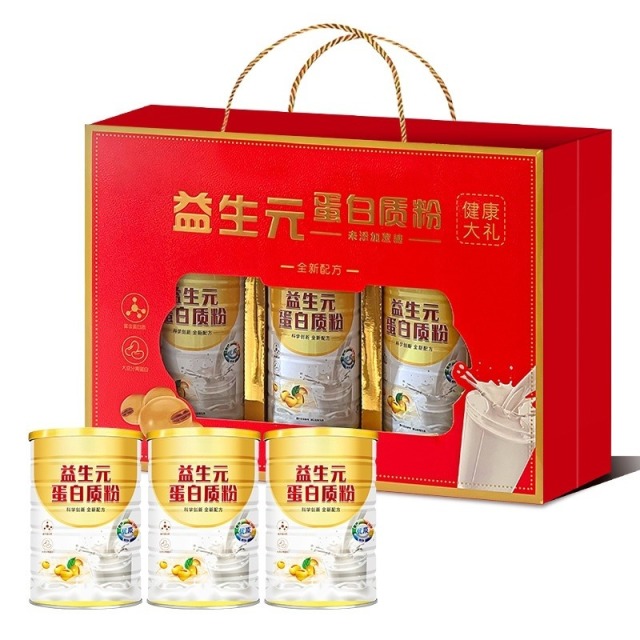 13010557.益生元蛋白质粉豆浆豆奶礼盒代早餐速溶回礼送老人伴手礼