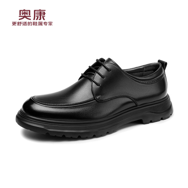 13133558.奥康男鞋男士真皮秋季商务休闲皮鞋牛皮软皮软底正装通勤开车爸爸鞋
