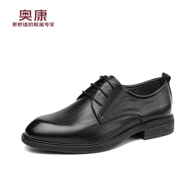 13141751.奥康【头层牛皮】男士真皮商务休闲皮鞋正装百搭舒适职场通勤婚礼男鞋