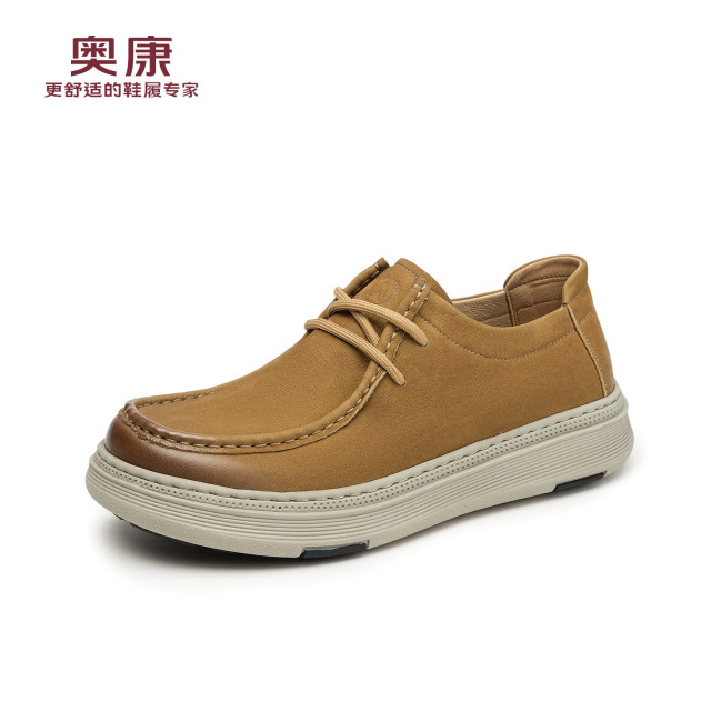 13141104.奥康【头层牛皮】男士真皮商务休闲鞋正装百搭轻便舒适职场工装男皮鞋