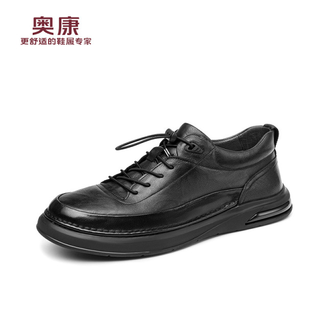13142322.奥康【头层牛皮】男士真皮休闲运动皮鞋户外百搭轻便软底舒适男鞋