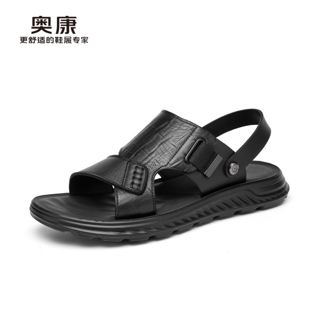 13418356.奥康男士沙滩凉鞋夏季新款外穿防滑软底两用凉拖鞋休闲潮流舒适