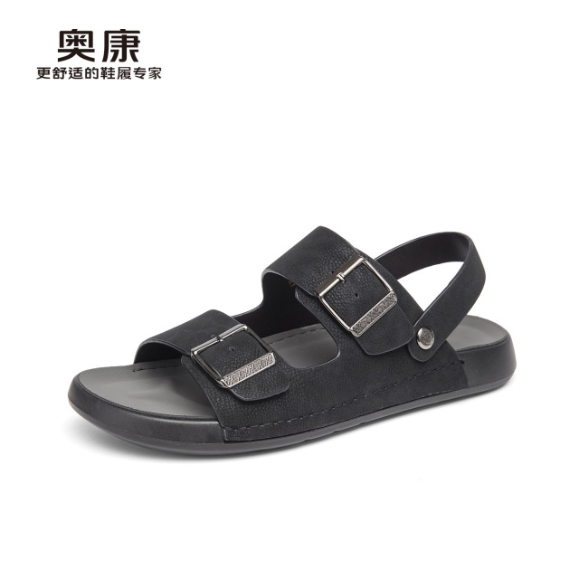 13418461.奥康夏季新款男士沙滩凉鞋户外休闲透气防滑速干软底两用凉拖鞋