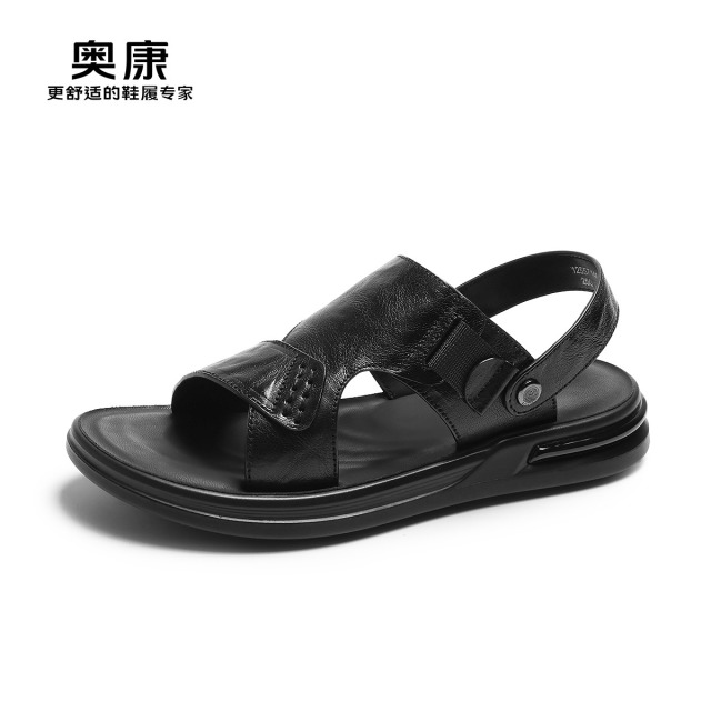 13417769.奥康凉鞋男2026夏季新款软底沙滩鞋户外休闲鞋百搭舒适两穿凉拖鞋男
