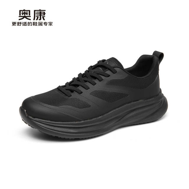 13443040.奥康男鞋夏季新款网面透气运动鞋轻便软底缓震跑步鞋百搭休闲鞋子男