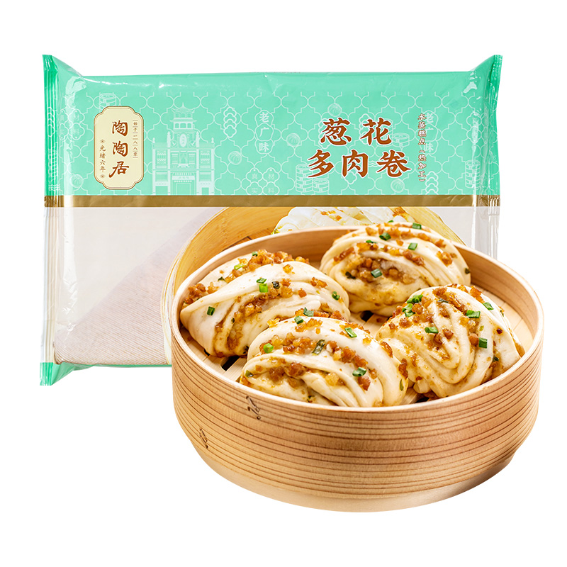 12810080.【99.9任选6件超值大促】陶陶居多肉葱花卷6个装 300g/袋