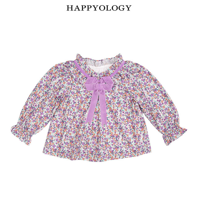 13439745.happyology英国儿童春夏女童清新碎花长袖衬衫
