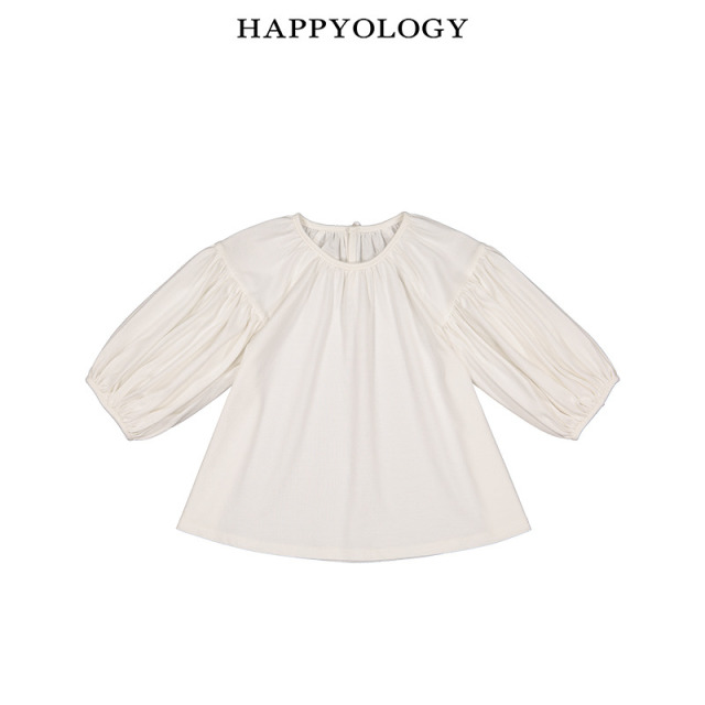 13441328.happyology英国儿童衬衫女童娃娃衫上衣长袖白衬衣