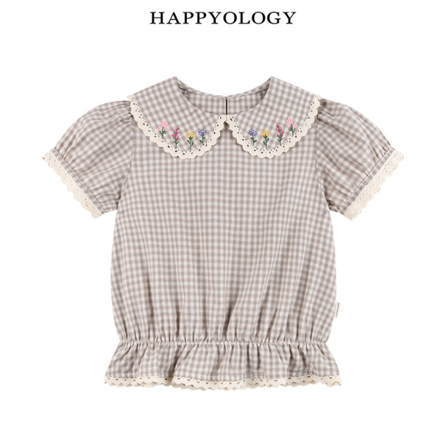 13674928.happyology夏季女童宝宝绣花领套头上衣
