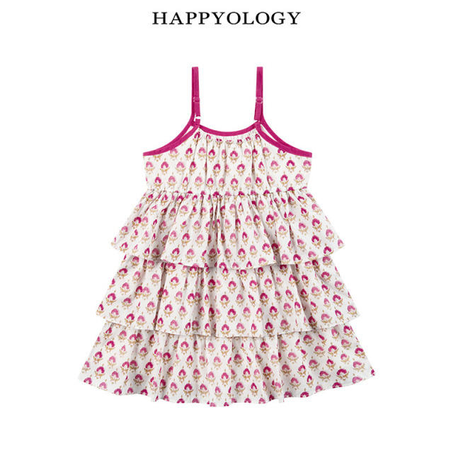 13674924.happyology夏季女童宝宝吊带蛋糕连衣裙