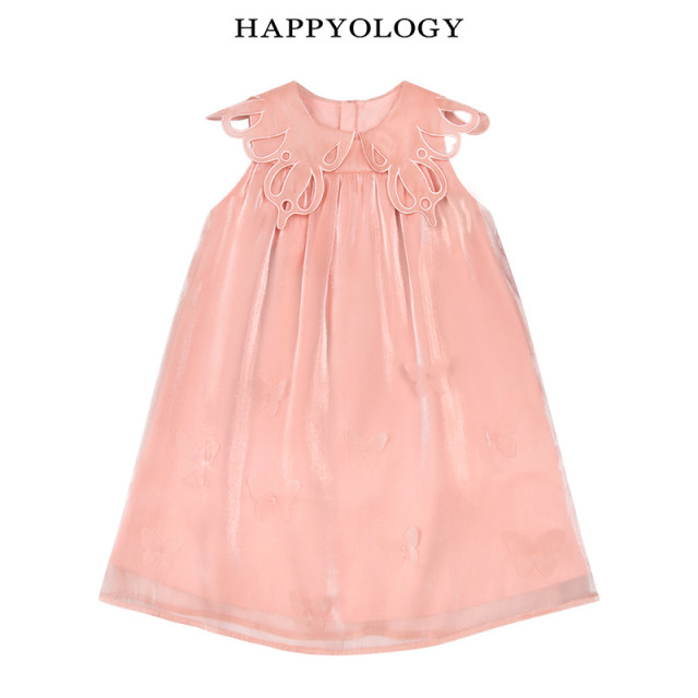 13674929.happyology夏季女童宝宝绣花领连衣裙