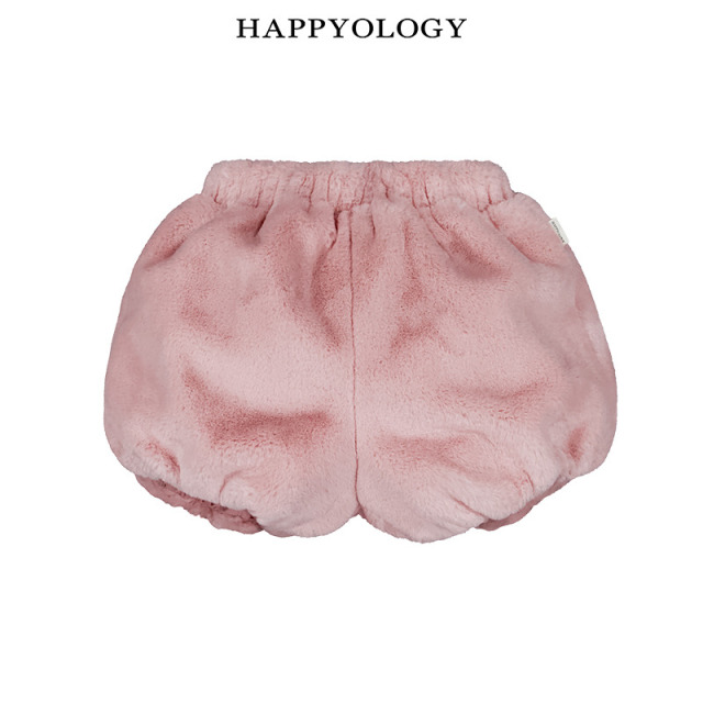 13695315.happyology秋冬新品男女童兔尾巴毛毛短裤(仅裤装)