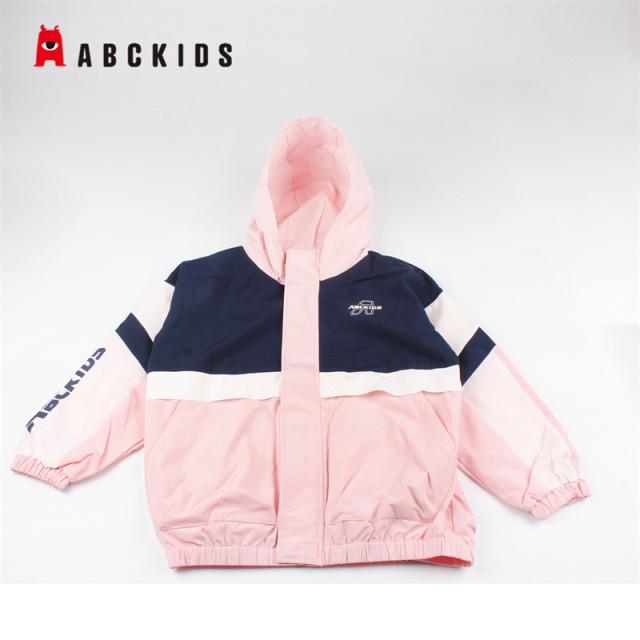 12602812.ABCKIDS童装男童上衣中大童女童秋季薄外套轻便风衣运动服跑步梭织外套简约训练防风户外软壳