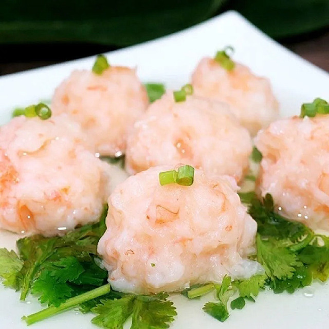 12696280.【寻海觅鲜】手打青虾滑新鲜冷冻原味虾滑 火锅专用食材150g*4袋 150g*6袋