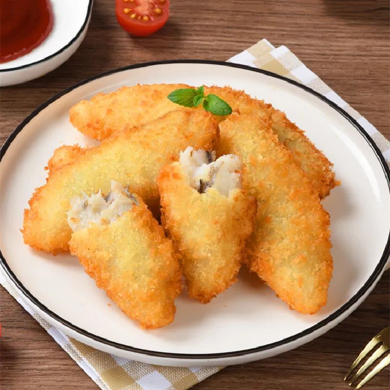 12696224.【寻海觅鲜】深海鳕鱼排 油炸小吃速冻半成品海鲜零食鱼肉制品空气炸锅食材 400g*2盒