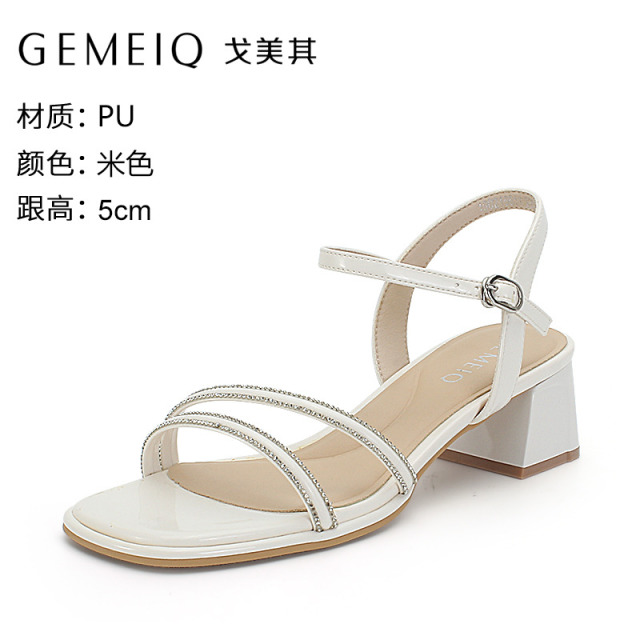 13335598.戈美其法式绝美小众凉拖鞋女夏外穿2026新款高级感配裙子银色凉鞋