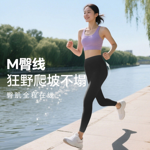 12713516.keep薄款瑜伽裤女外穿高腰提臀瑜伽服套装女运动健身裤女