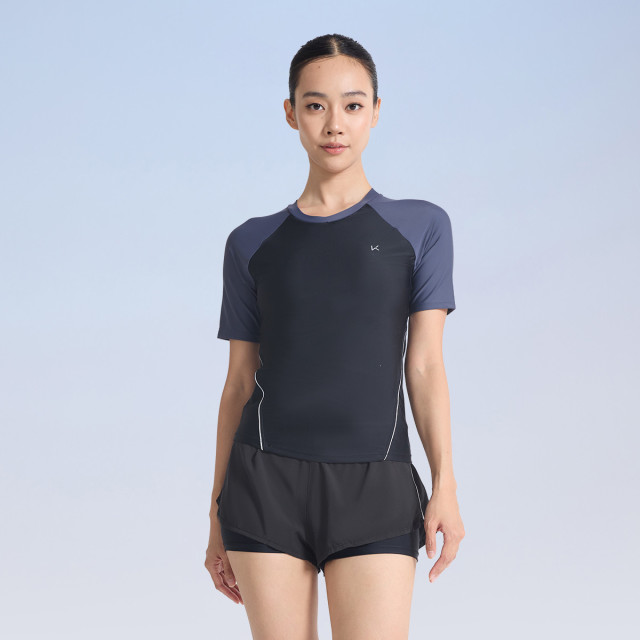 12753520.Keep泳衣女分体高级遮肚显瘦保守大码泳装游泳馆温泉专用