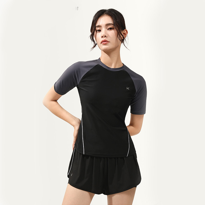 12753520.Keep泳衣女分体高级遮肚显瘦保守大码泳装游泳馆温泉专用