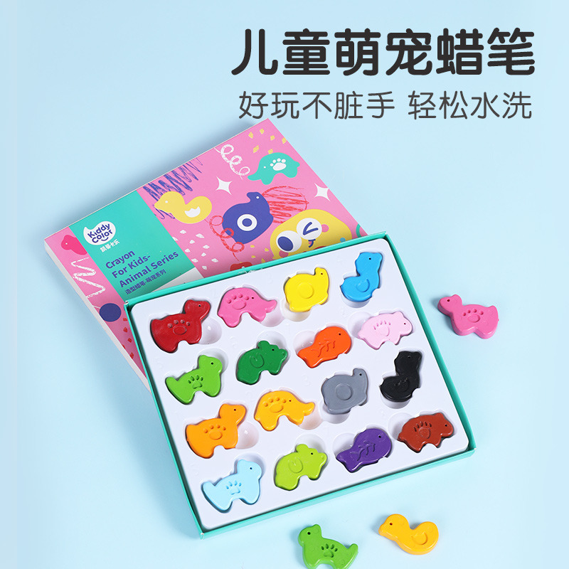 12720495.凯蒂卡乐造型蜡笔-萌宠16色