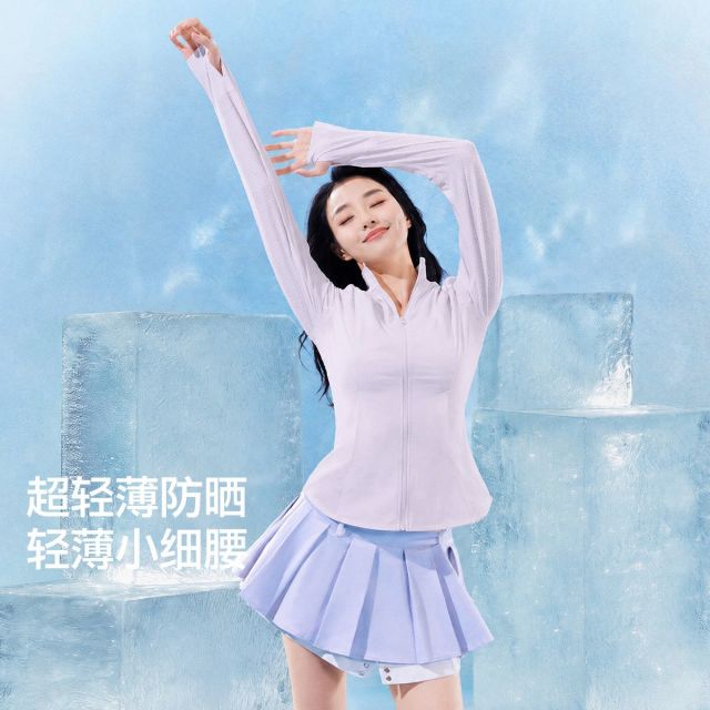 13173923.SIINSIIN轻盈修身防晒衣冰皮收腰显瘦透气防晒服户外防紫外线薄外套