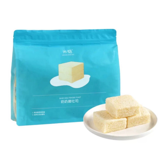 12746423.米惦奶奶嫩吐司300g/1袋巴氏鲜牛乳不加一滴水“鲜乳种”吐司工艺锁住水分不干巴酸麦粉+脱氧剂+氮气三重锁鲜现做现发