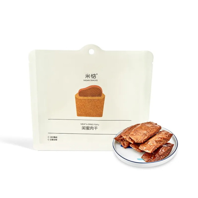 12951016.【爽脆笋丝+卤汁豆干 天选CP组合】米惦笋丝豆干/闺蜜肉干采用古法卤制16道工序制作175g*2包/3包