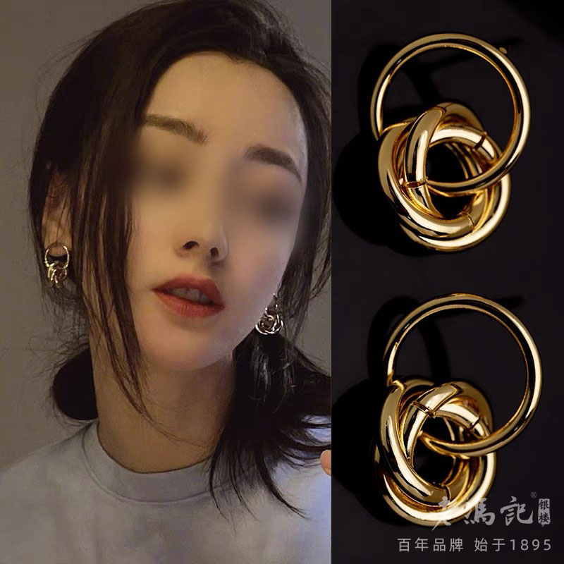 13271658.迪丽热巴同款轻奢法式高级感小众设计耳钉
