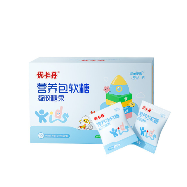 13307617.优卡丹DHA 藻油高钙y-氨基丁酸双益乳酸菌莲子山药.蓝莓叶黄素酯软糖营养包