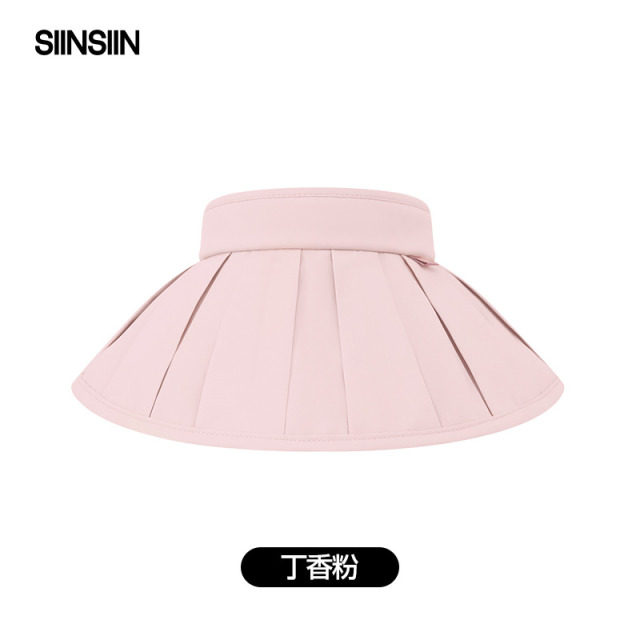 13504792.SIINSIIN百褶贝壳帽遮阳防晒帽女夏季太阳帽户外防紫外线空顶帽子