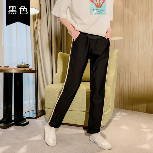 13080315.十月名裳孕妇外穿裤休闲裤运动裤春秋时尚直筒裤显瘦高腰托腹裤