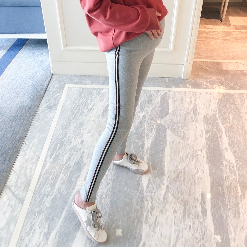 12999684.十月名裳孕妇裤子春秋打底裤孕妇装外穿托腹裤休闲孕妇舒适修身打底长裤