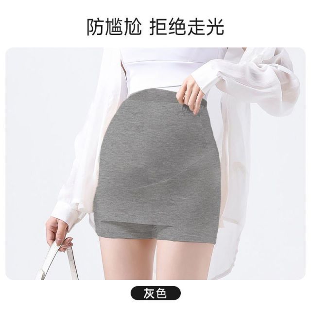 13094643.十月名裳孕妇双层安全裤女夏外穿收腹提臀保险短裤防走光打底裤遮挡三角区