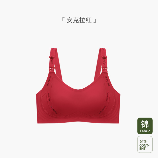 13126042.十月名裳孕妇哺乳内衣大胸显小聚拢防下垂产后喂奶怀孕期专用文胸