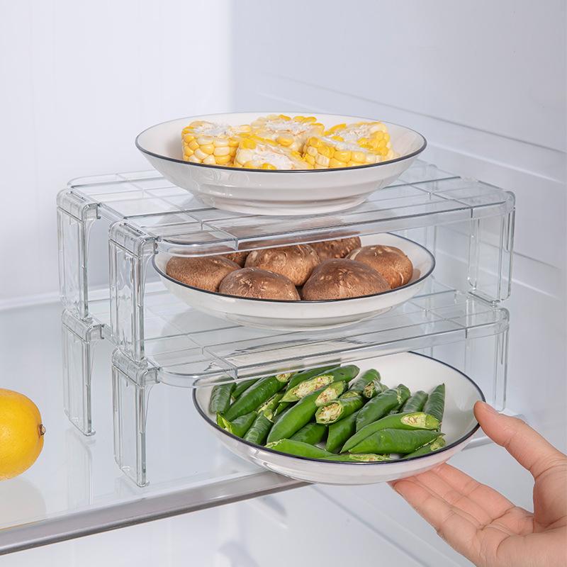 12938875.【2个装】冰箱厨房置物架内部多层厨房用品调料瓶厨房置物架