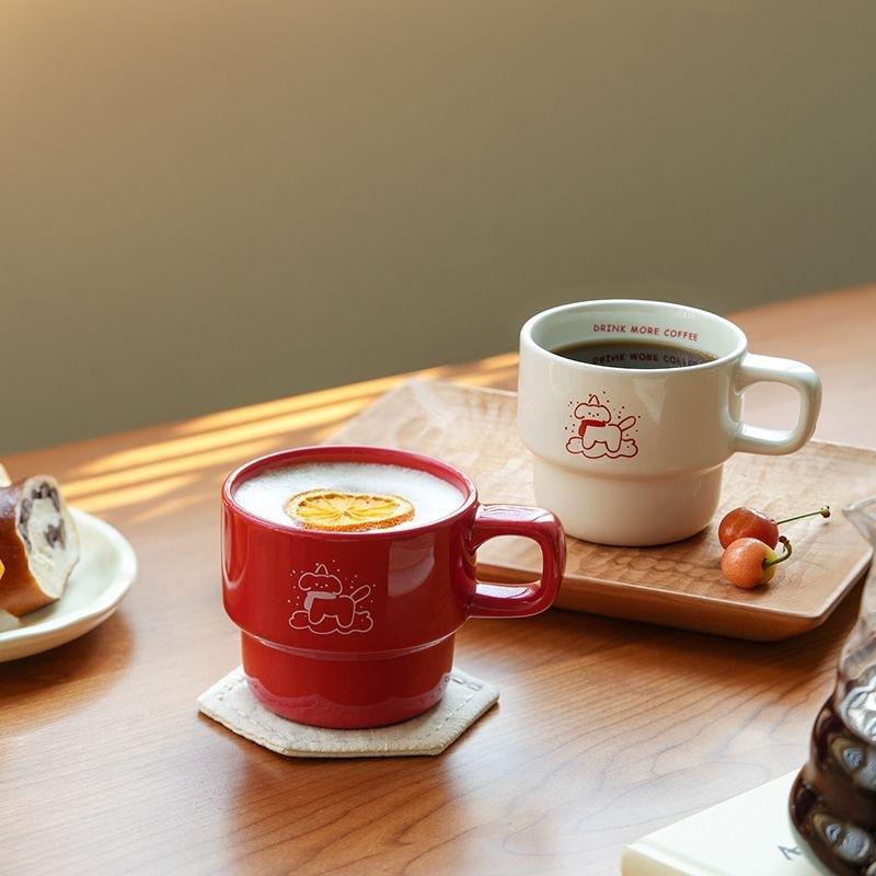 12935514.时尚风可爱小狗陶瓷杯情侣对杯早餐牛奶杯情侣咖啡杯礼品水杯