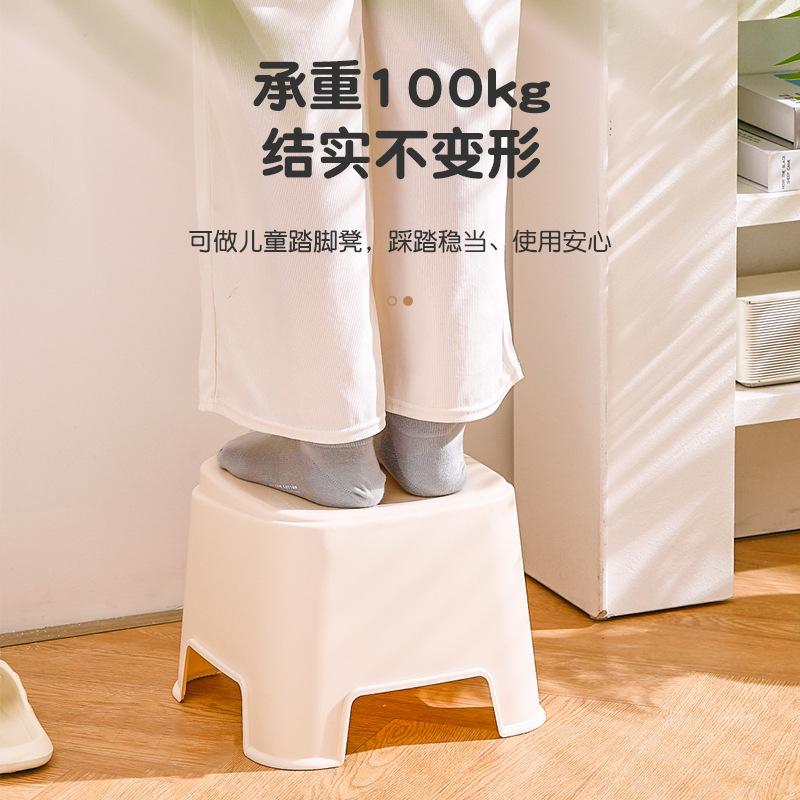 12934946.日式家用矮凳小板凳儿童塑料客厅换鞋凳浴室洗澡凳小凳子