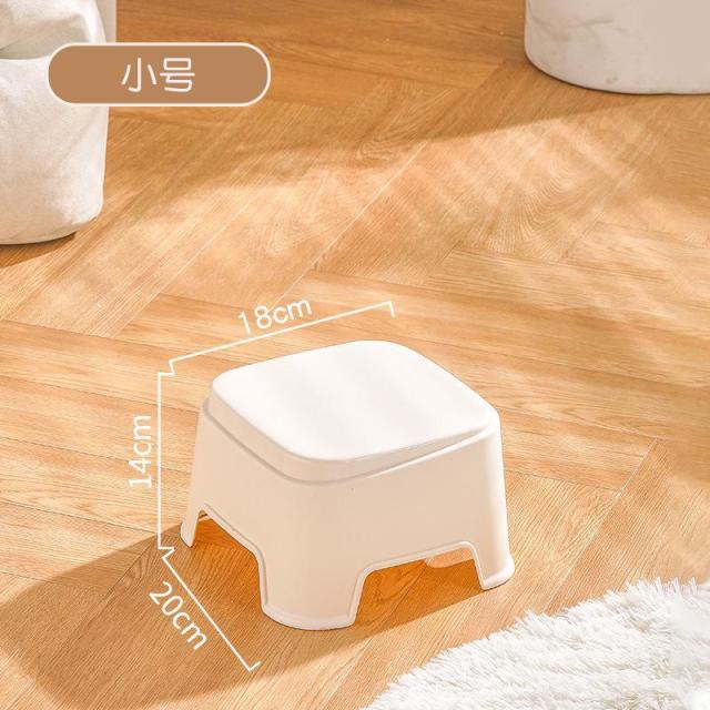 12934946.日式家用矮凳小板凳儿童塑料客厅换鞋凳浴室洗澡凳小凳子