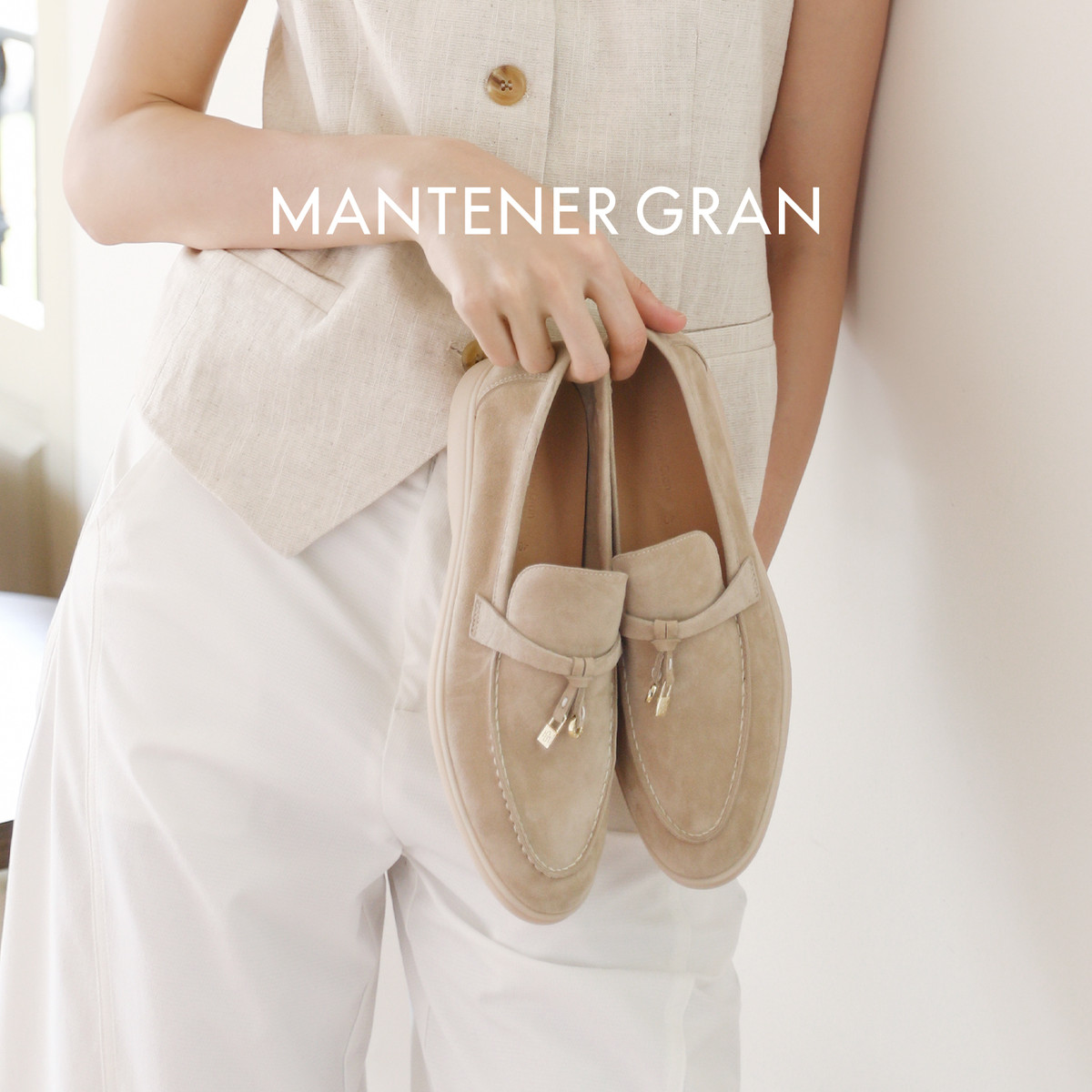 13425444.MG.乐福鞋【偏小版型】Mantener Gran2026超火单鞋女通勤百搭一脚蹬乐福鞋软底