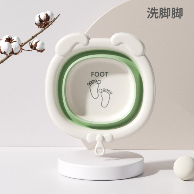 12941708.婴儿可折叠洗脸盆用儿童洗屁屁股新生儿初生壁挂脸盆宝宝专用小盆